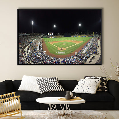 Peoria Sports Complex in Arizona, Stadium Canvas, Sport Art, Framed Canvas Print Wall Art, Floating Frame