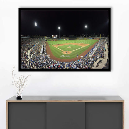 Peoria Sports Complex in Arizona, Stadium Canvas, Sport Art, Gift for him, Framed Art Print Wall Decor, Picture Framed