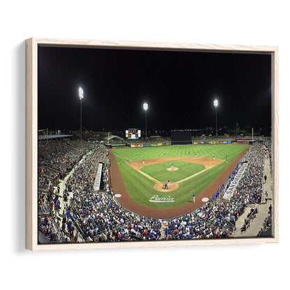 Peoria Sports Complex in Arizona, Stadium Canvas, Sport Art, Framed Canvas Print Wall Art, Floating Frame