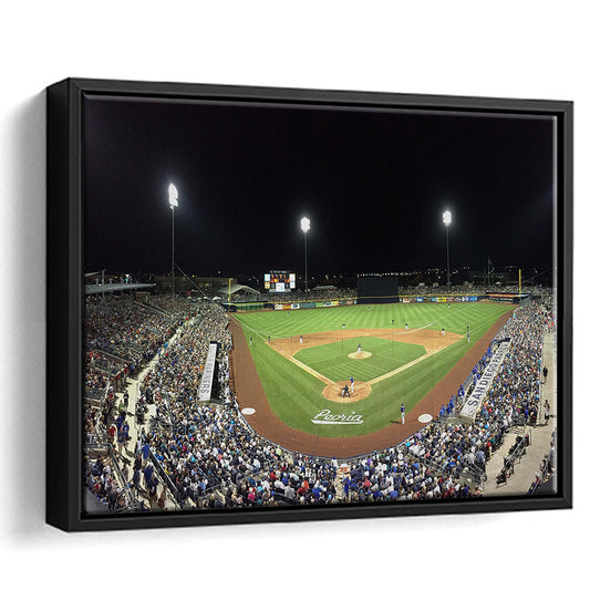 Peoria Sports Complex in Arizona, Stadium Canvas, Sport Art, Framed Canvas Print Wall Art, Floating Frame