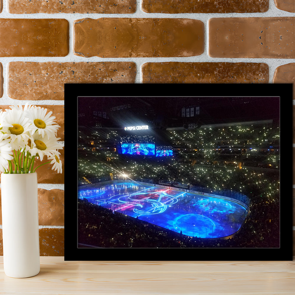 Pepsi Center, Stadium Canvas, Sport Art, Gift for him, Framed Art Print Wall Decor, Picture Framed