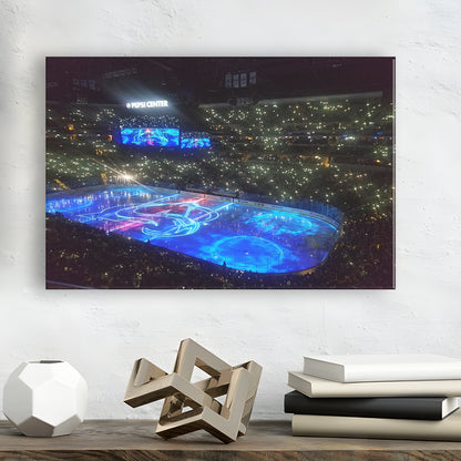 Pepsi Center, Stadium Canvas, Sport Art, Gift for him, Man Cave Decor, Art Print, Canvas Print Wall Art