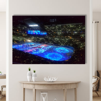 Pepsi Center, Stadium Canvas, Sport Art, Gift for him, Man Cave Decor, Art Print, Canvas Print Wall Art