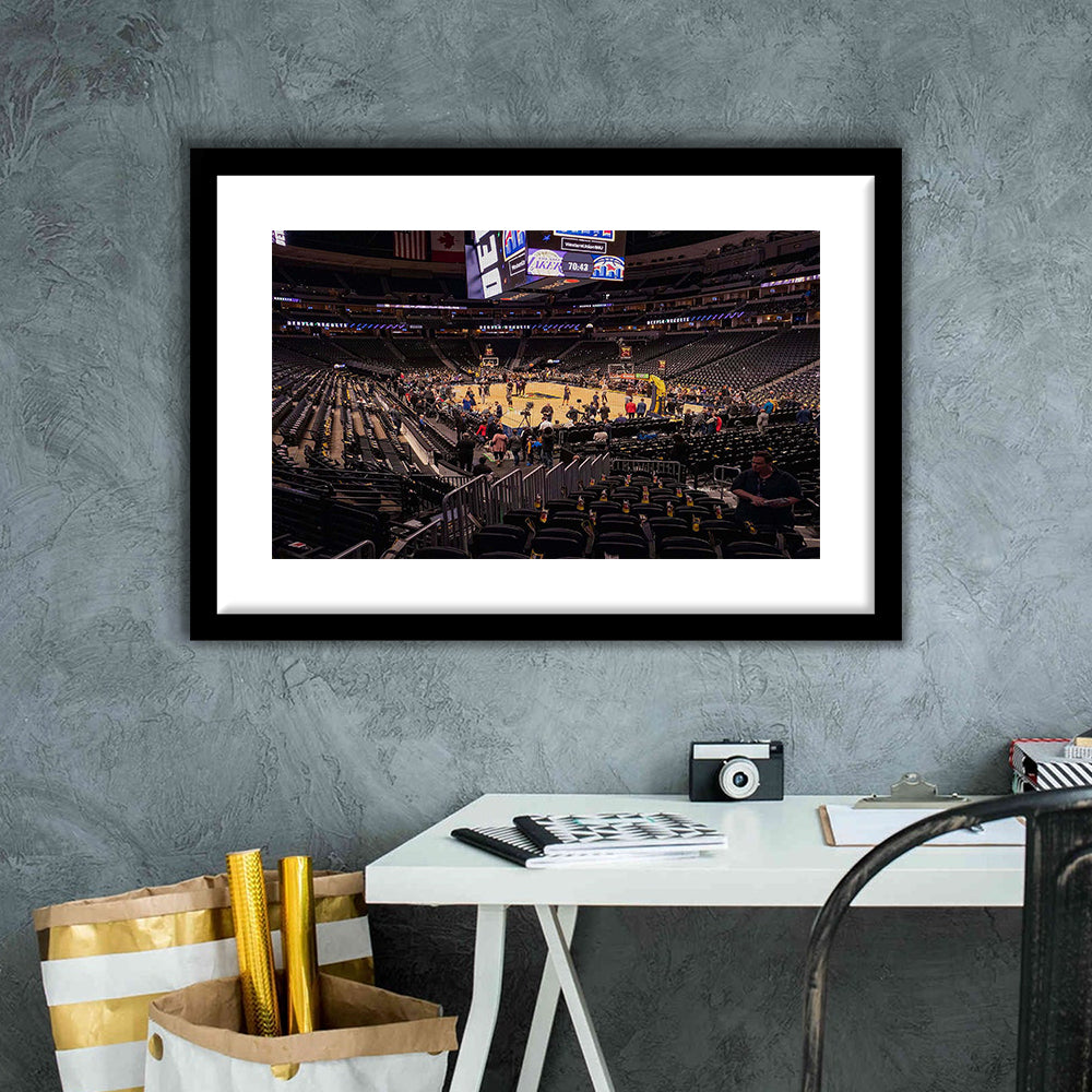 Pepsi Stadium, Stadium Canvas, Sport Art, Gift for him, White Border Framed Art Print Wall Decor