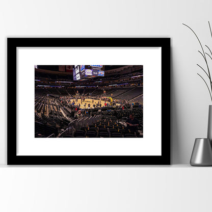 Pepsi Stadium, Stadium Canvas, Sport Art, Gift for him, White Border Framed Art Print Wall Decor
