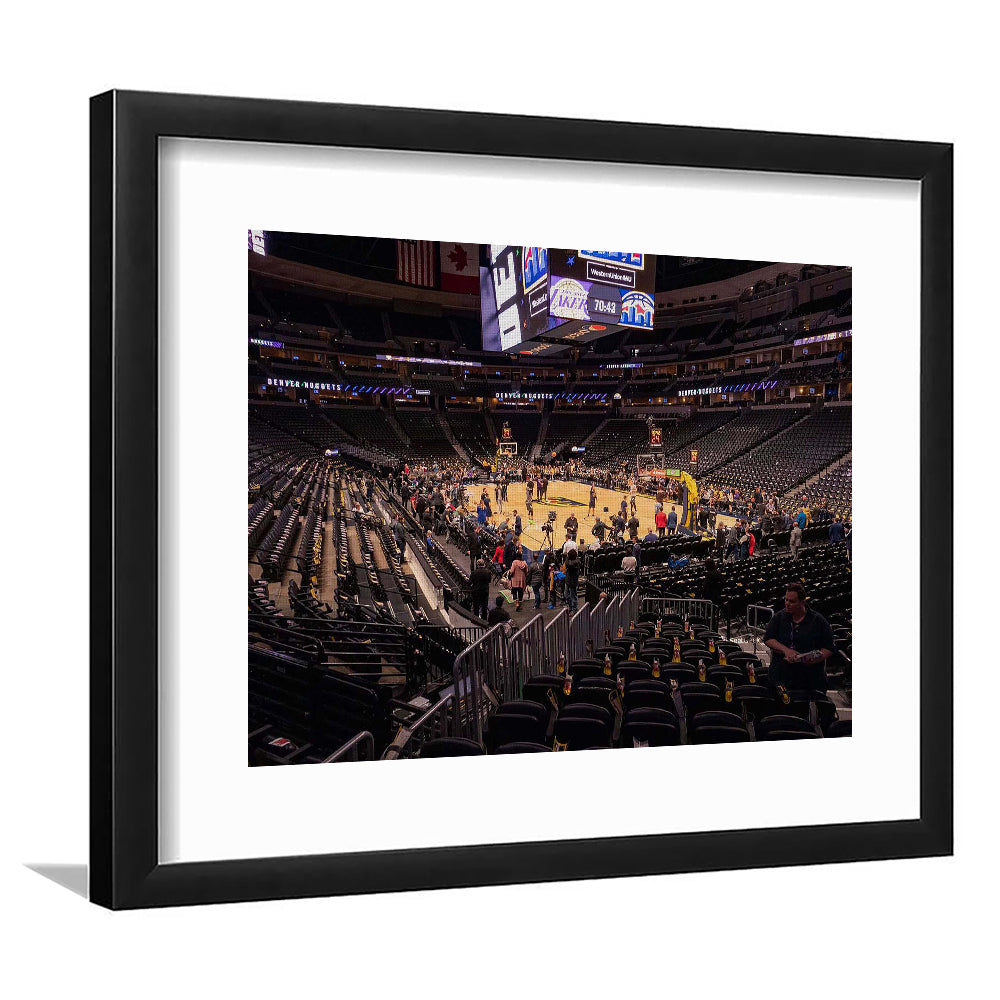 Pepsi Stadium, Stadium Canvas, Sport Art, Gift for him, White Border Framed Art Print Wall Decor