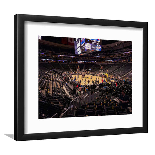 Pepsi Stadium, Stadium Canvas, Sport Art, Gift for him, White Border Framed Art Print Wall Decor