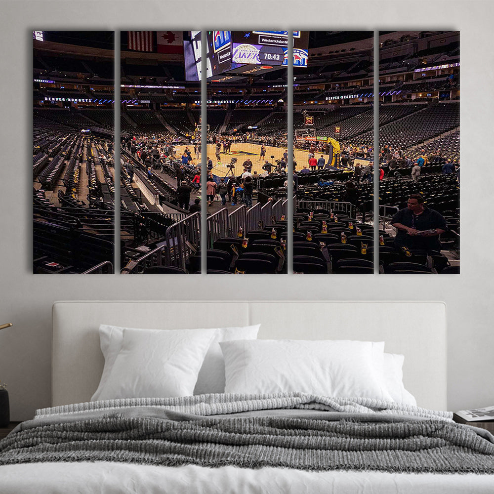 Pepsi Stadium, Stadium Canvas, Sport Art, 5 Panel B, Extra Large Canvas, Canvas Print Wall Art