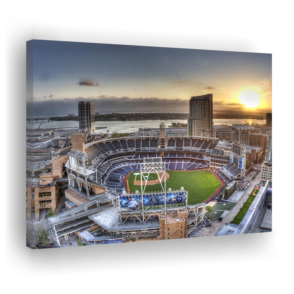 Petco Park San Diego California, Stadium Canvas, Sport Art, Gift for him, Man Cave Decor, Art Print, Canvas Print Wall Art