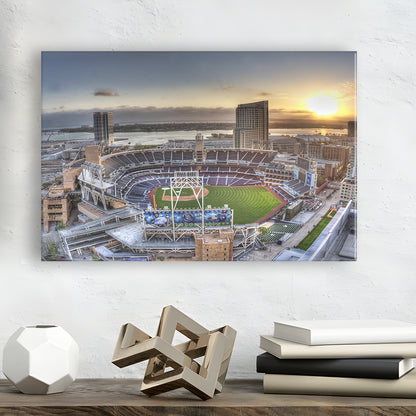 Petco Park San Diego California, Stadium Canvas, Sport Art, Gift for him, Man Cave Decor, Art Print, Canvas Print Wall Art