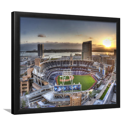 Petco Park San Diego California, Stadium Canvas, Sport Art, Gift for him, Framed Art Print Wall Decor, Picture Framed
