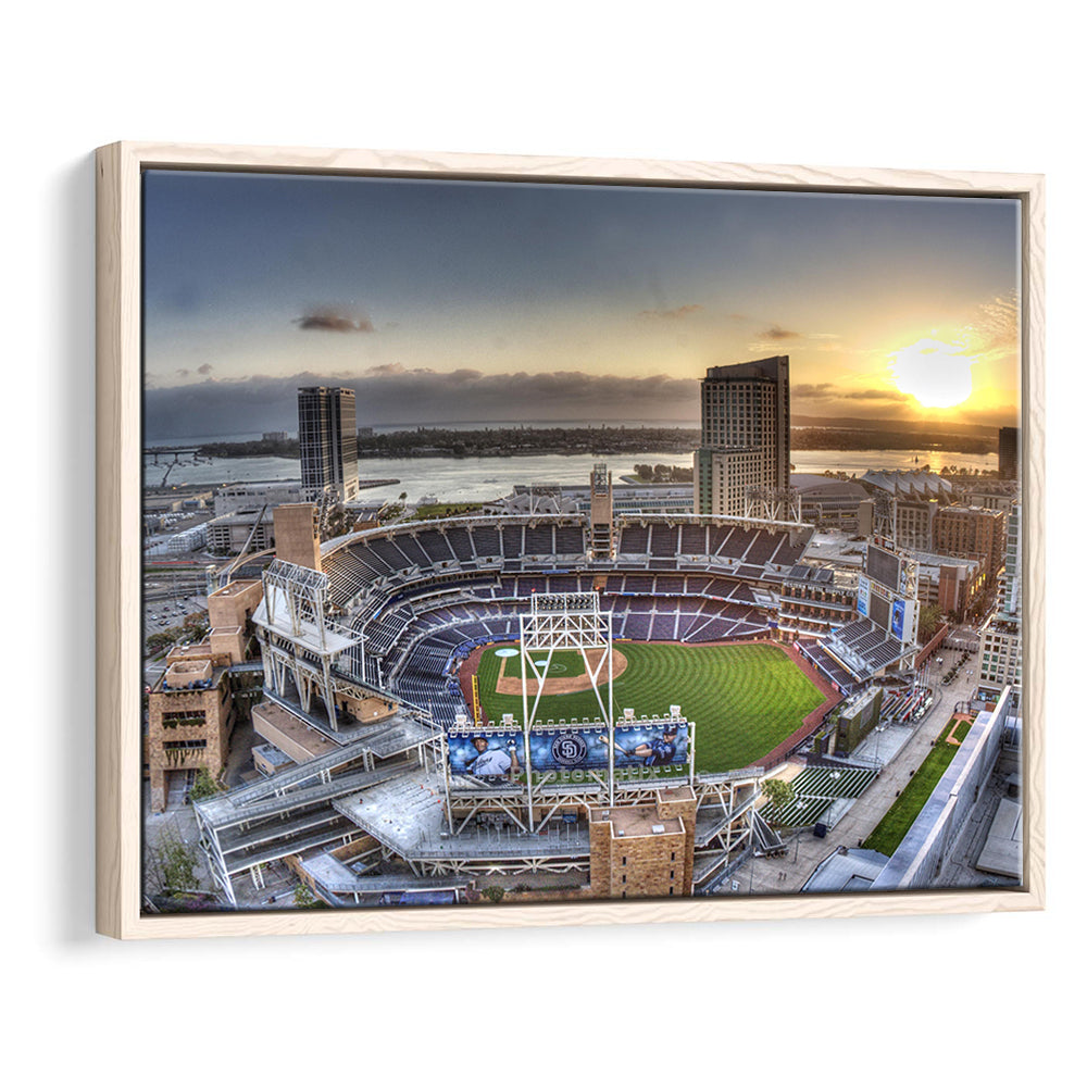 Petco Park San Diego California, Stadium Canvas, Sport Art, Framed Canvas Print Wall Art, Floating Frame