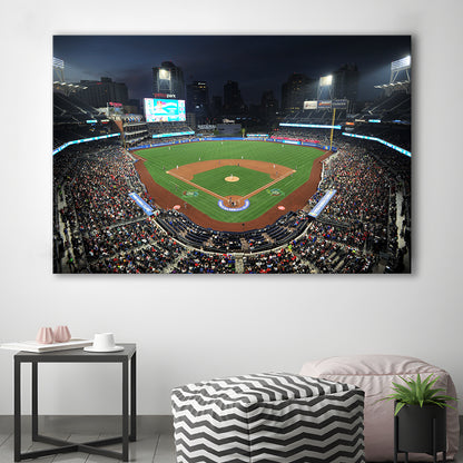 Petco Park, Stadium Canvas, Sport Art, Gift for him, Man Cave Decor, Art Print, Canvas Print Wall Art
