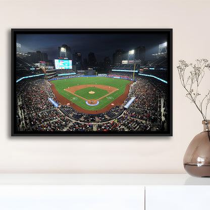 Petco Park, Stadium Canvas, Sport Art, Framed Canvas Print Wall Art, Floating Frame