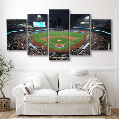 Petco Park, Stadium Canvas, Sport Art, Gift for him, 5 Panel, Large Canvas, Canvas Print Wall Art