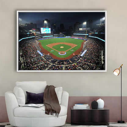 Petco Park, Stadium Canvas, Sport Art, Framed Canvas Print Wall Art, Floating Frame