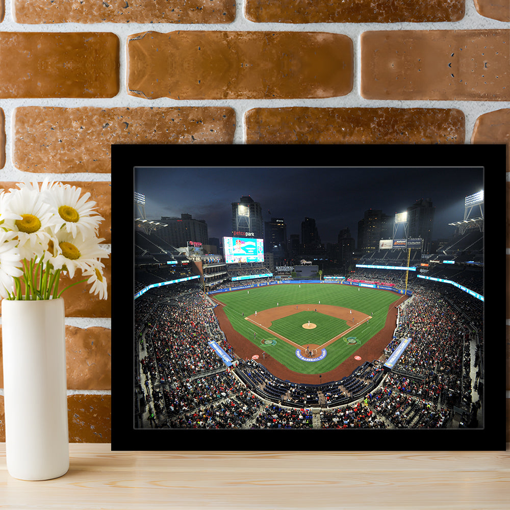 Petco Park, Stadium Canvas, Sport Art, Gift for him, Framed Art Print Wall Decor, Picture Framed