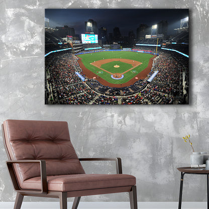 Petco Park, Stadium Canvas, Sport Art, Gift for him, Man Cave Decor, Art Print, Canvas Print Wall Art