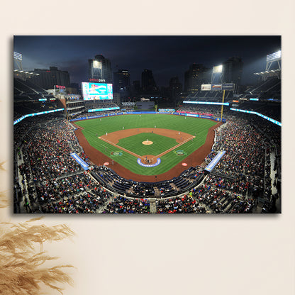 Petco Park, Stadium Canvas, Sport Art, Gift for him, Man Cave Decor, Art Print, Canvas Print Wall Art
