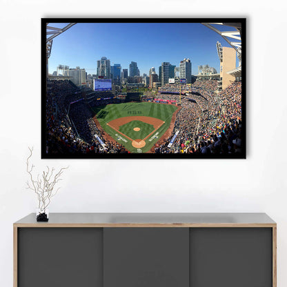Petco Park in San Diego, Stadium Canvas, Sport Art, Gift for him, Framed Art Print Wall Decor, Picture Framed