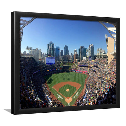 Petco Park in San Diego, Stadium Canvas, Sport Art, Gift for him, Framed Art Print Wall Decor, Picture Framed