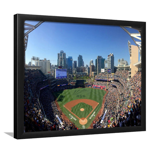Petco Park in San Diego, Stadium Canvas, Sport Art, Gift for him, Framed Art Print Wall Decor, Picture Framed