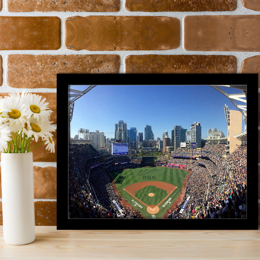 Petco Park in San Diego, Stadium Canvas, Sport Art, Gift for him, Framed Art Print Wall Decor, Picture Framed