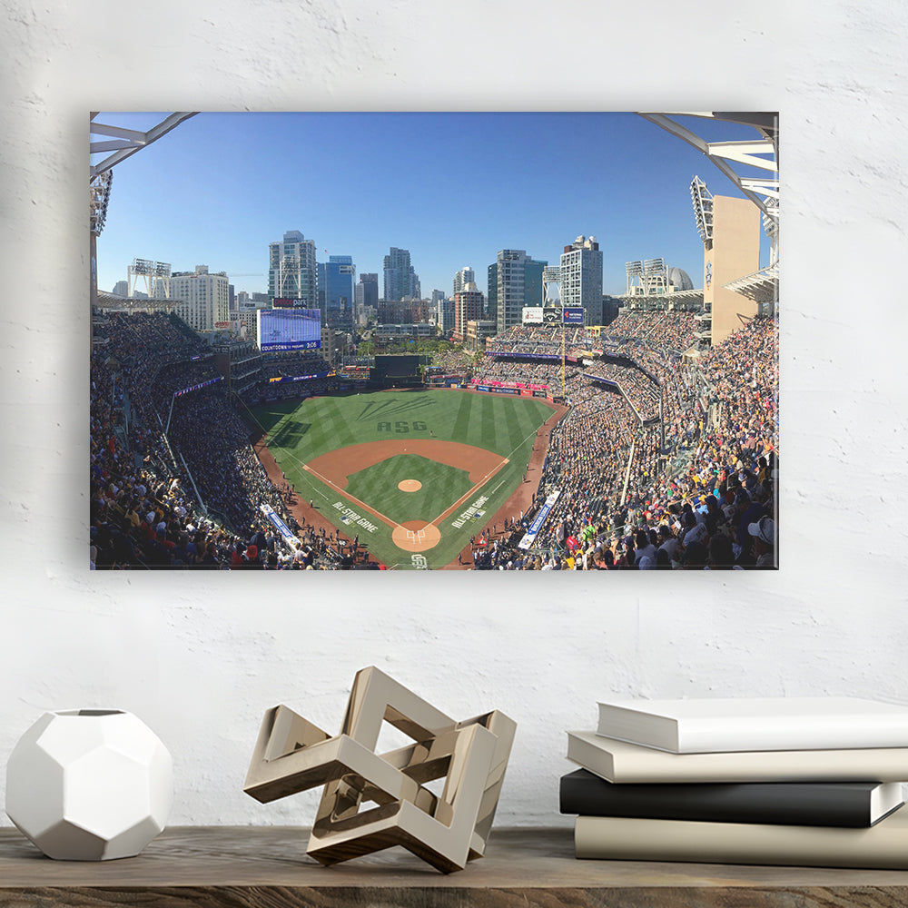 Petco Park in San Diego, Stadium Canvas, Sport Art, Gift for him, Man Cave Decor, Art Print, Canvas Print Wall Art