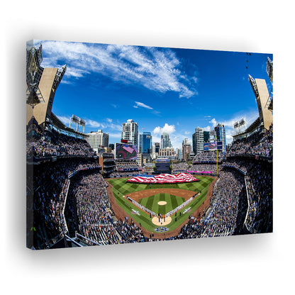 Petco park San Diego Stadium, Stadium Canvas, Sport Art, Gift for him, Man Cave Decor, Art Print, Canvas Print Wall Art