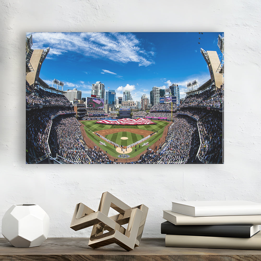 Petco park San Diego Stadium, Stadium Canvas, Sport Art, Gift for him, Man Cave Decor, Art Print, Canvas Print Wall Art