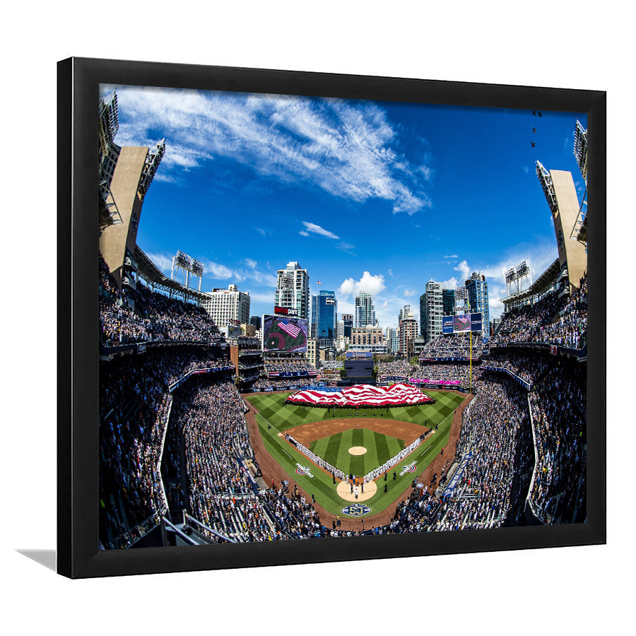 Petco park San Diego Stadium, Stadium Canvas, Sport Art, Gift for him, Framed Art Print Wall Decor, Picture Framed