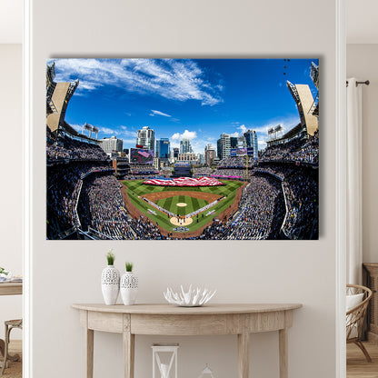Petco park San Diego Stadium, Stadium Canvas, Sport Art, Gift for him, Man Cave Decor, Art Print, Canvas Print Wall Art