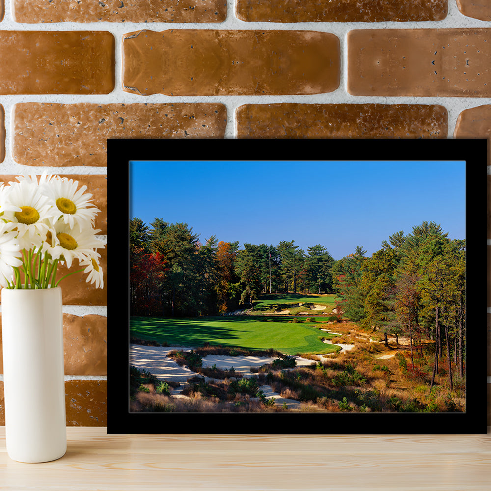 Pine Valley Golf Club Hole 18 Pine Valley Golf Courses, New Jersey, Framed Art Print Wall Decor, Picture Framed