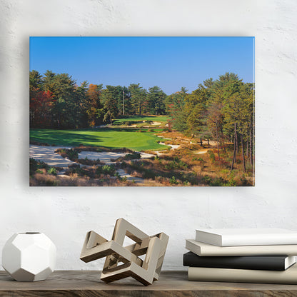 Pine Valley Golf Club Hole 18 Pine Valley Golf Courses, New Jersey, Golf Art Print,Gifts Golf Lover