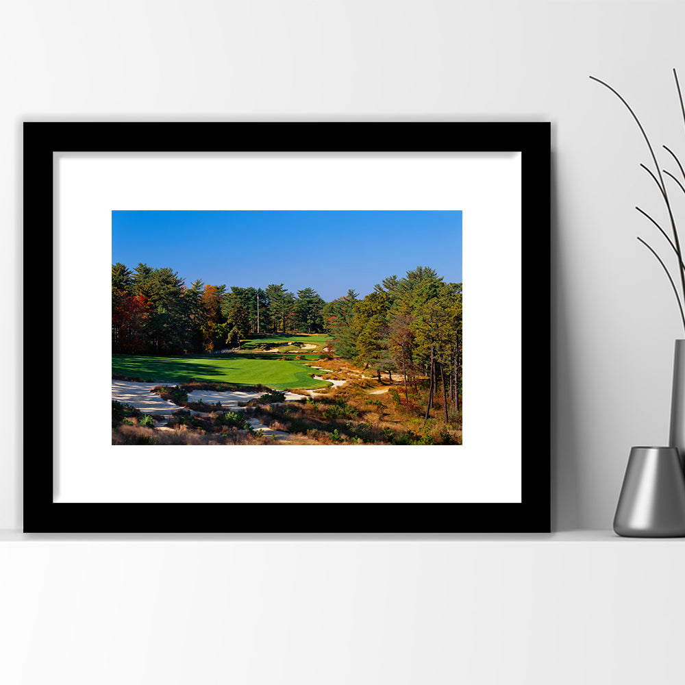 Pine Valley Golf Club Hole 18 Pine Valley Golf Courses, New Jersey, Goft Art Print, Framed Art Print White Border Wall Decor