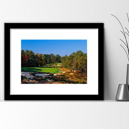 Pine Valley Golf Club Hole 18 Pine Valley Golf Courses, New Jersey, Goft Art Print, Framed Art Print White Border Wall Decor