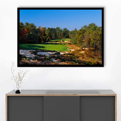 Pine Valley Golf Club Hole 18 Pine Valley Golf Courses, New Jersey, Framed Art Print Wall Decor, Picture Framed
