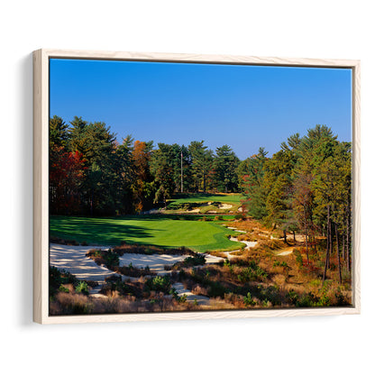 Pine Valley Golf Club Hole 18 Pine Valley Golf Courses, New Jersey, Floating Framed Canvas Print Wall Art