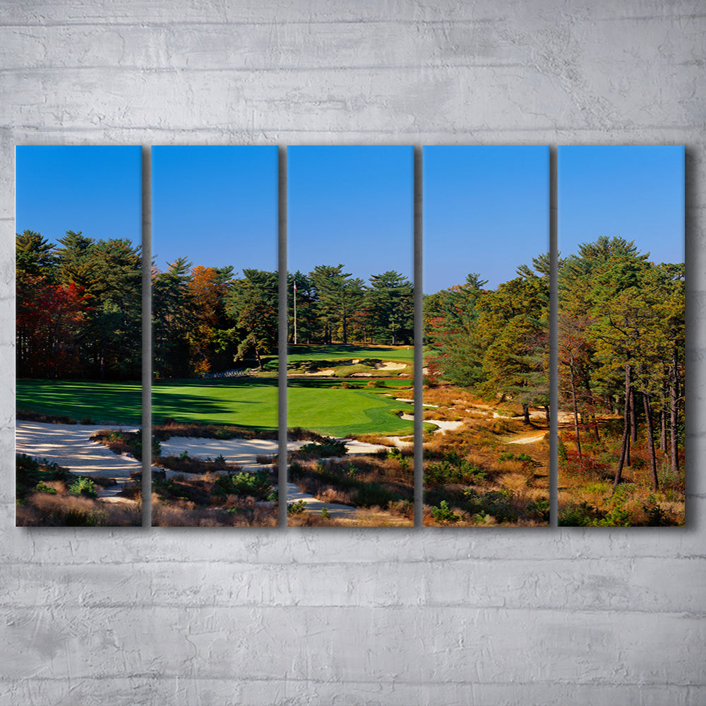 Pine Valley Golf Club Hole 18 Pine Valley Golf Courses, New Jersey, Extra Large Canvas Print Wall Art