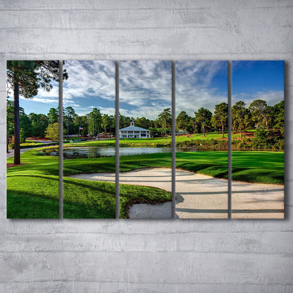 Pinehurst Course Number 2 Golf Courses, Golf Art Print, Extra Large Canvas Print Wall Art
