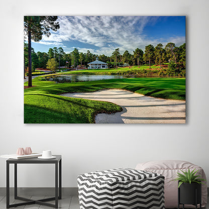 Pinehurst Course Number 2 Golf Courses, Golf Art Print,Gifts Golf Lover
