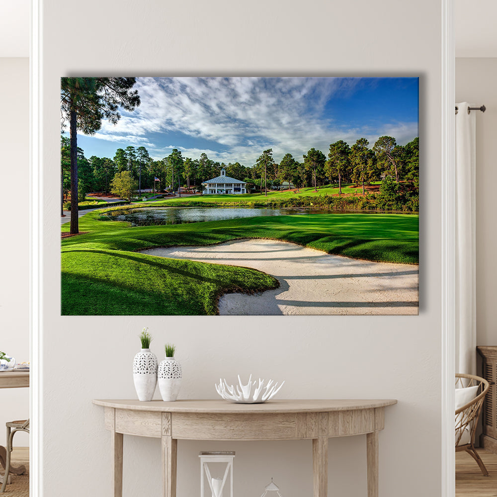 Pinehurst Course Number 2 Golf Courses, Golf Art Print,Gifts Golf Lover