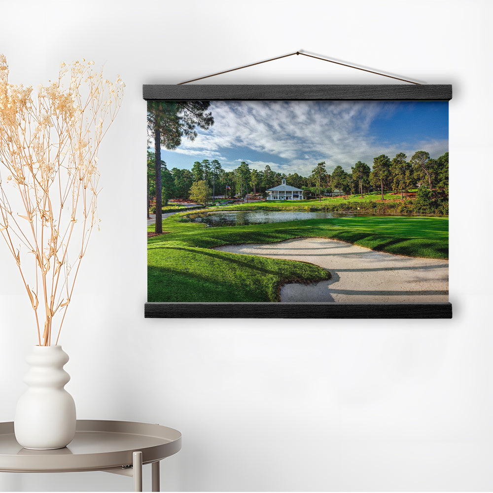 Pinehurst Course Number 2 Golf Courses, Golf Art Print, Hanging Canvas Print Wall Art