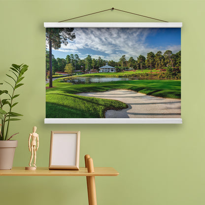 Pinehurst Course Number 2 Golf Courses, Golf Art Print, Hanging Canvas Print Wall Art