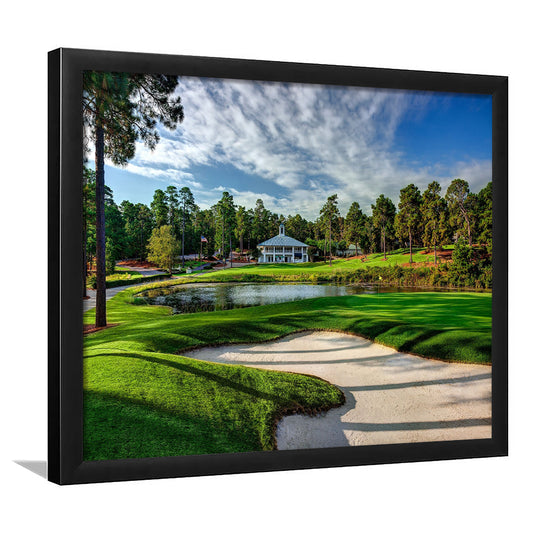 Pinehurst Course Number 2 Golf Courses, Framed Art Print Wall Decor, Picture Framed