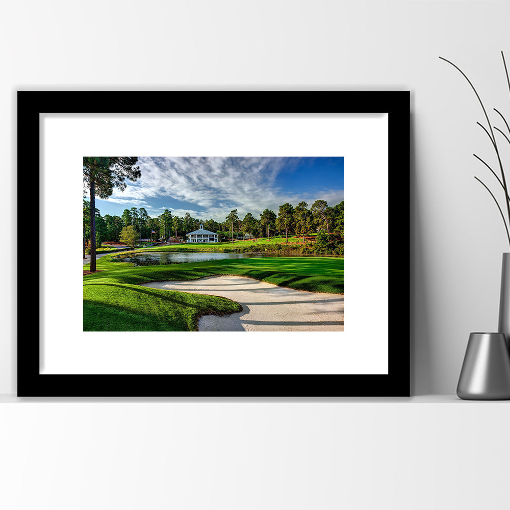 Pinehurst Course Number 2 Golf Courses, Goft Art Print, Framed Art Print White Border Wall Decor