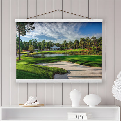 Pinehurst Course Number 2 Golf Courses, Golf Art Print, Hanging Canvas Print Wall Art