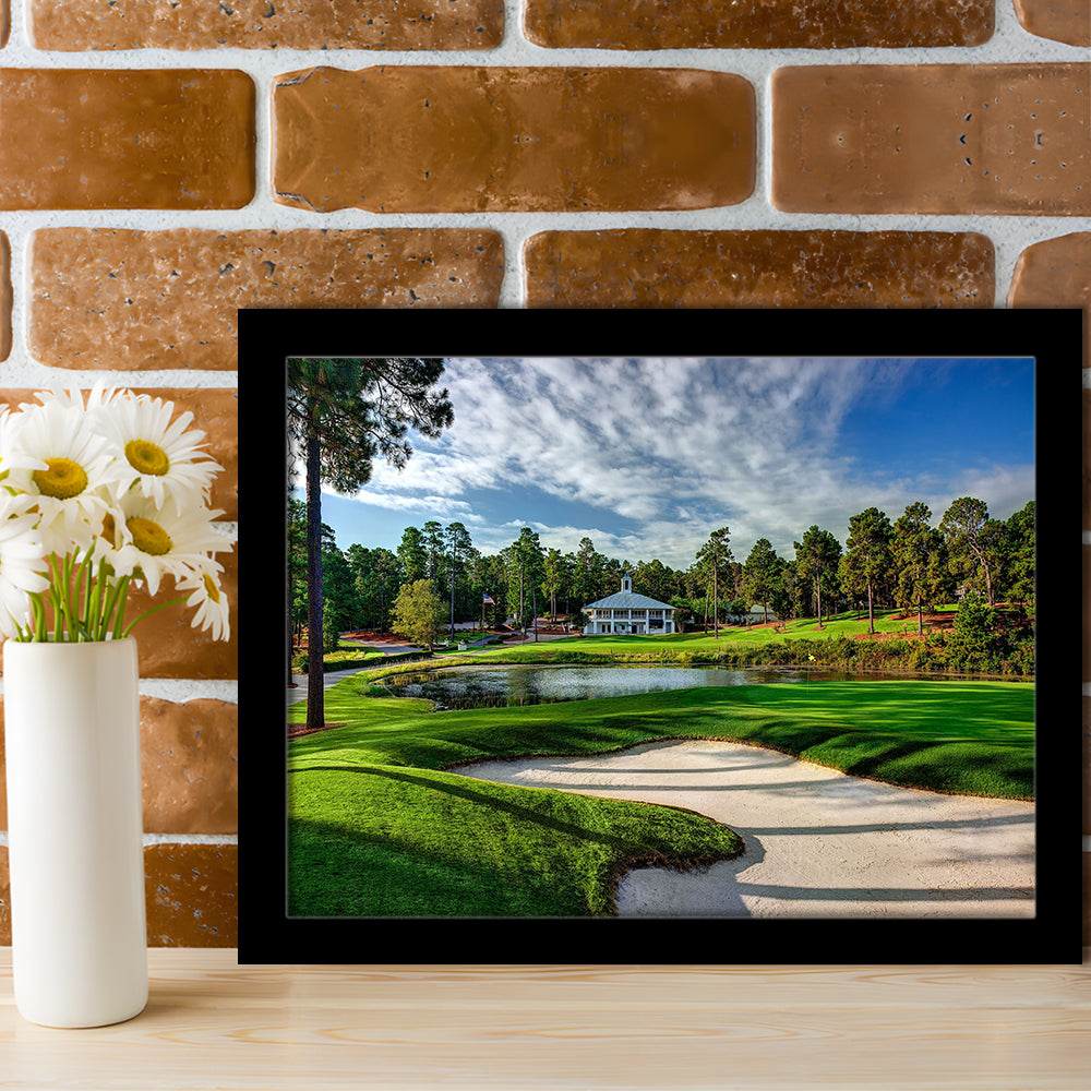 Pinehurst Course Number 2 Golf Courses, Framed Art Print Wall Decor, Picture Framed