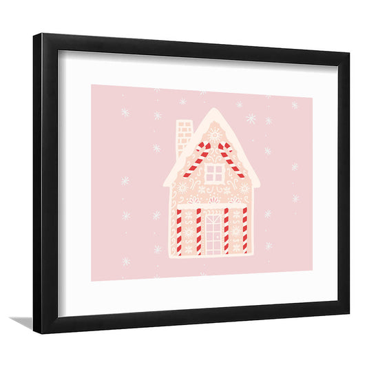 Pink Swimming Pool Print Pink And White Beach Umbrella Photography Print, Framed Art Print White Border Wall Decor