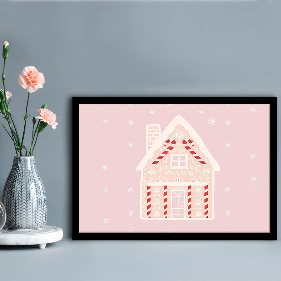 Pink Swimming Pool Print Pink And White Beach Umbrella Photography Print, Framed Art Print Wall Decor, Framed Picture